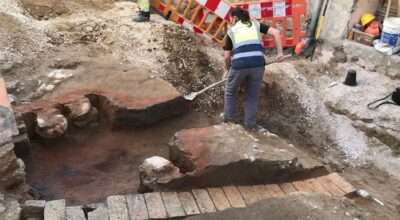 Lunano, scoperta una fornace durante i lavori per l’acquedotto