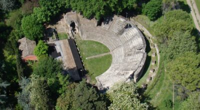 Falerone (FM), rilievo Laser Scanner 3D al teatro romano di Falerio Picenus