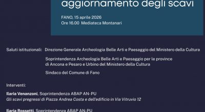 “Piazza Andrea Costa: aggiornamento degli scavi” – Fano, 15 aprile 2026