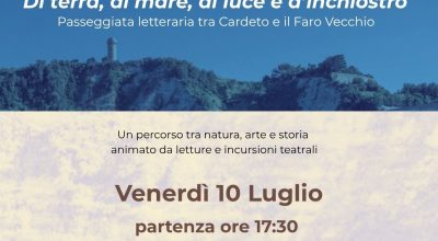 “𝑫𝒊 𝒕𝒆𝒓𝒓𝒂, 𝒅𝒊 𝒎𝒂𝒓𝒆, 𝒅𝒊 𝒍𝒖𝒄𝒆 𝒆 𝒅’𝒊𝒏𝒄𝒉𝒊𝒐𝒔𝒕𝒓𝒐”. Passeggiata letteraria tra Cardeto e il Faro Vecchio